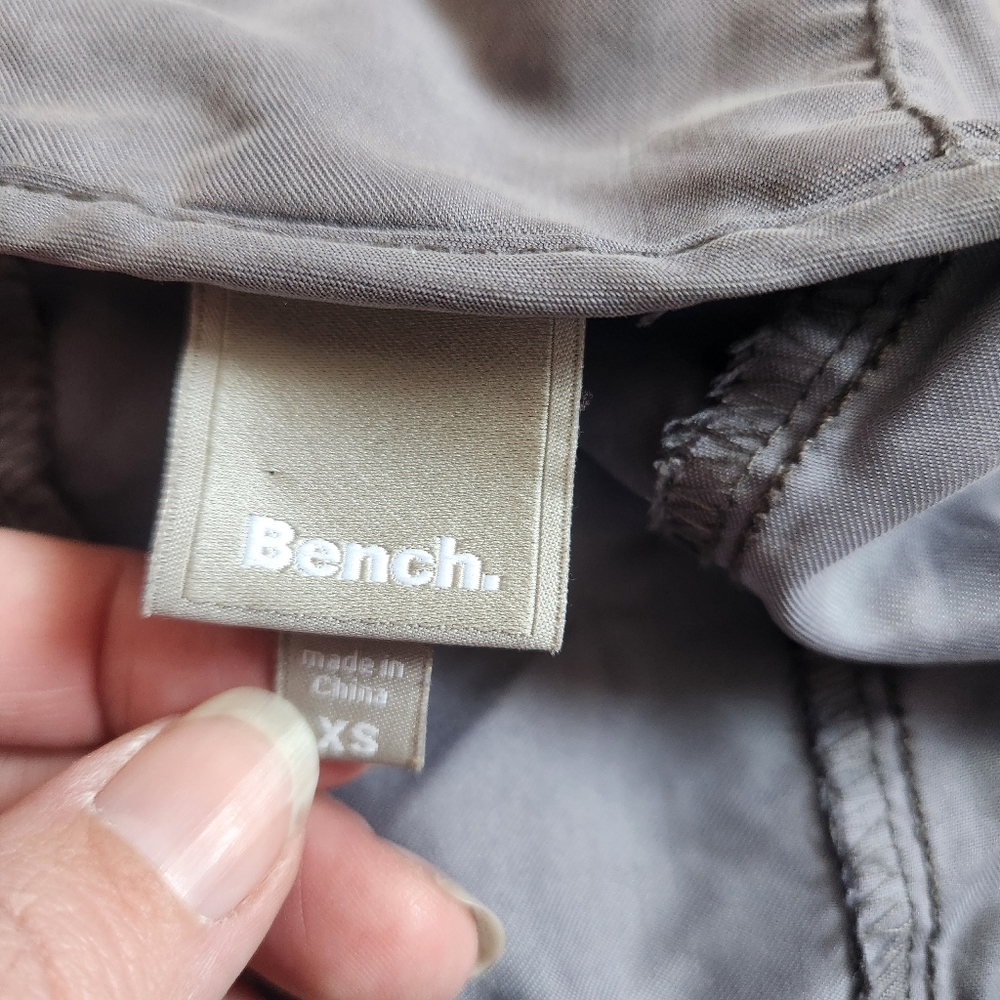 Bench Circle of Light Charcoal Gray Zip Up Hoodie Jacket Oversize Modal Wmns XS - Picture 8 of 10